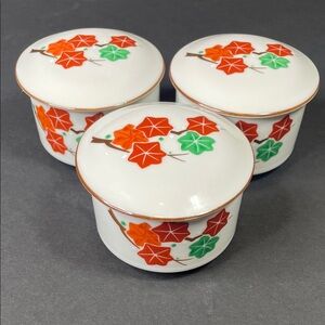 Vintage Japanese Teacups Set of 3